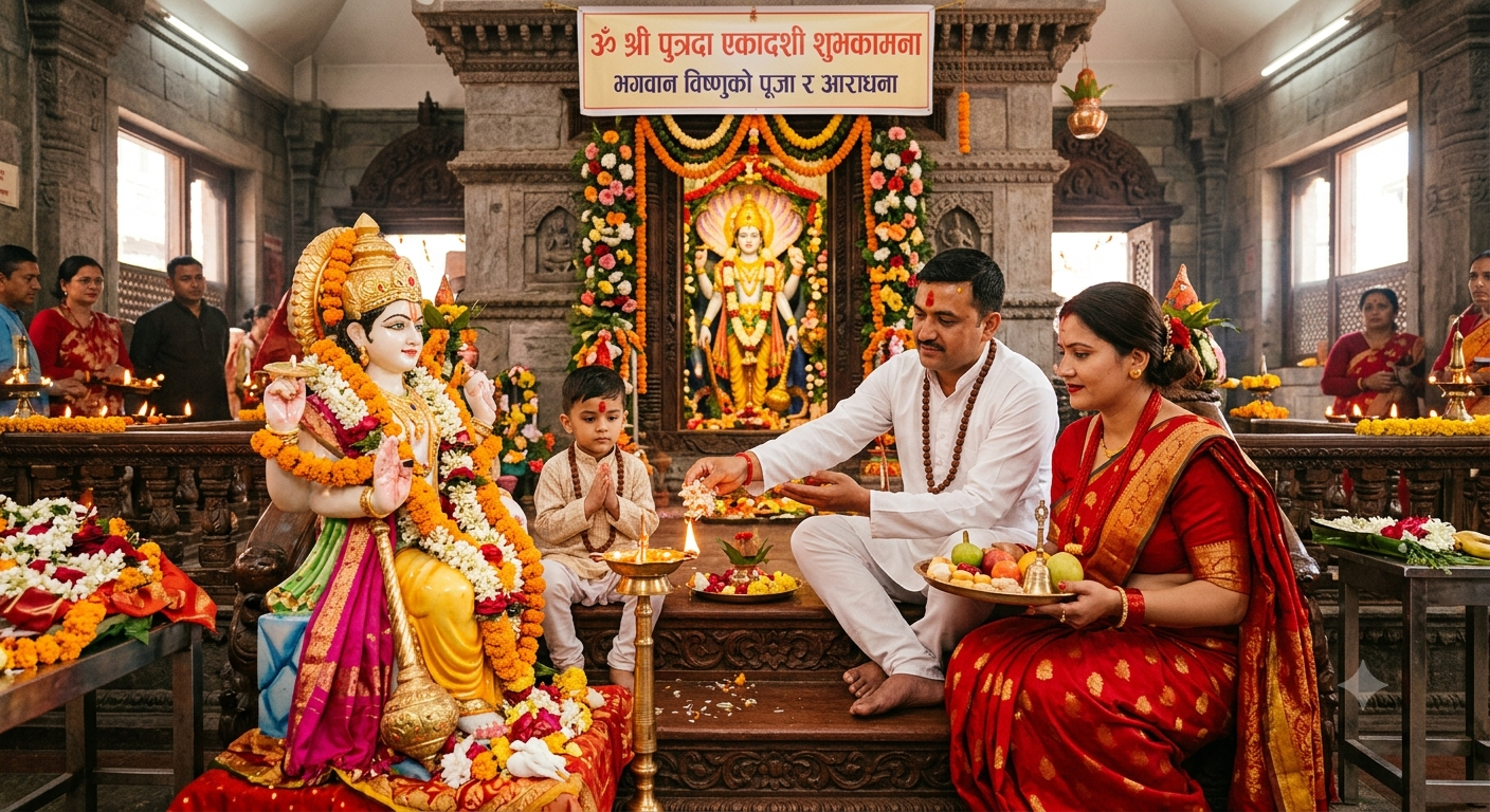 आज पुत्रदा एकादशी: सन्तान प्राप्ति र पारिवारिक समृद्धिका लागि व्रत मनाइँदै