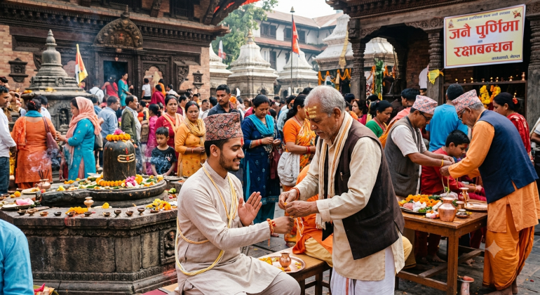 आज जनैपूर्णिमा : देशभर ऋषितर्पणी, रक्षाबन्धन र क्वाँटी पर्व मनाइँदै