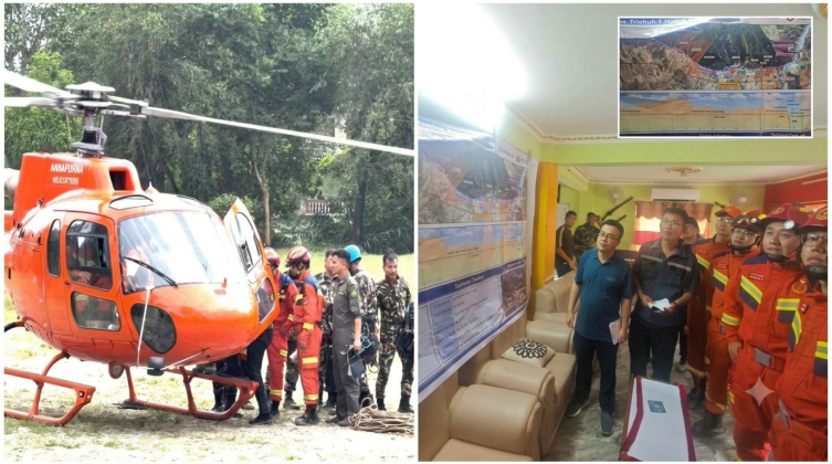 विपद् उद्धारमा सहयोग गर्न चिनियाँ सुरुङ विज्ञ नेपाल आइपुगे