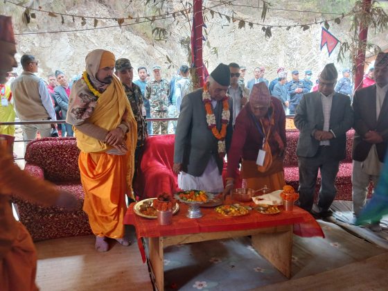 राष्ट्रिय काेटिहाेम २०८०मा पुग्नु भएका राष्ट्रपति (फाेटाे फिचर)