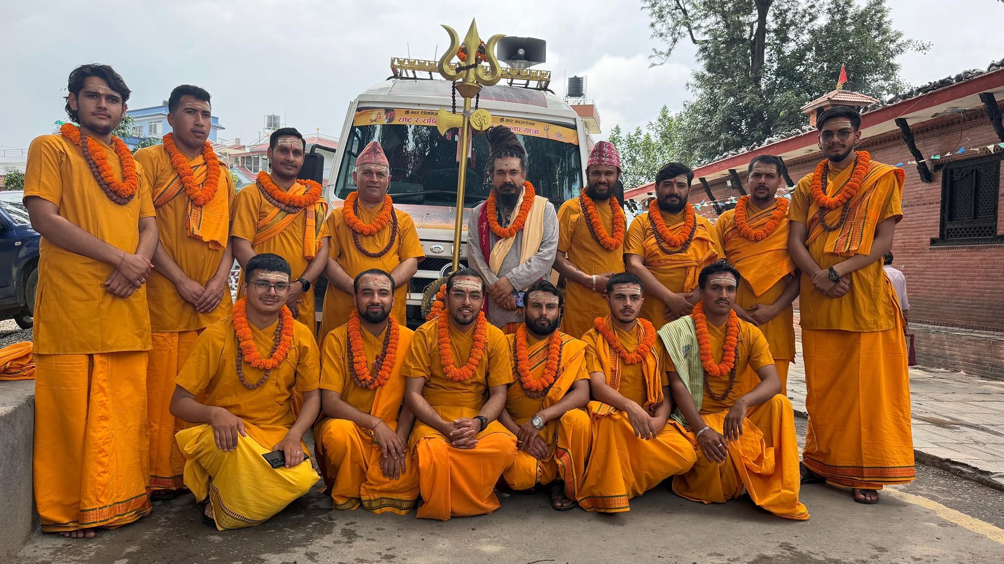 अनुष्ठानका नायक: कोटेश्वरमा शतरुद्री सम्पन्न गराउने यज्ञाचार्य र गुरुवर्ग