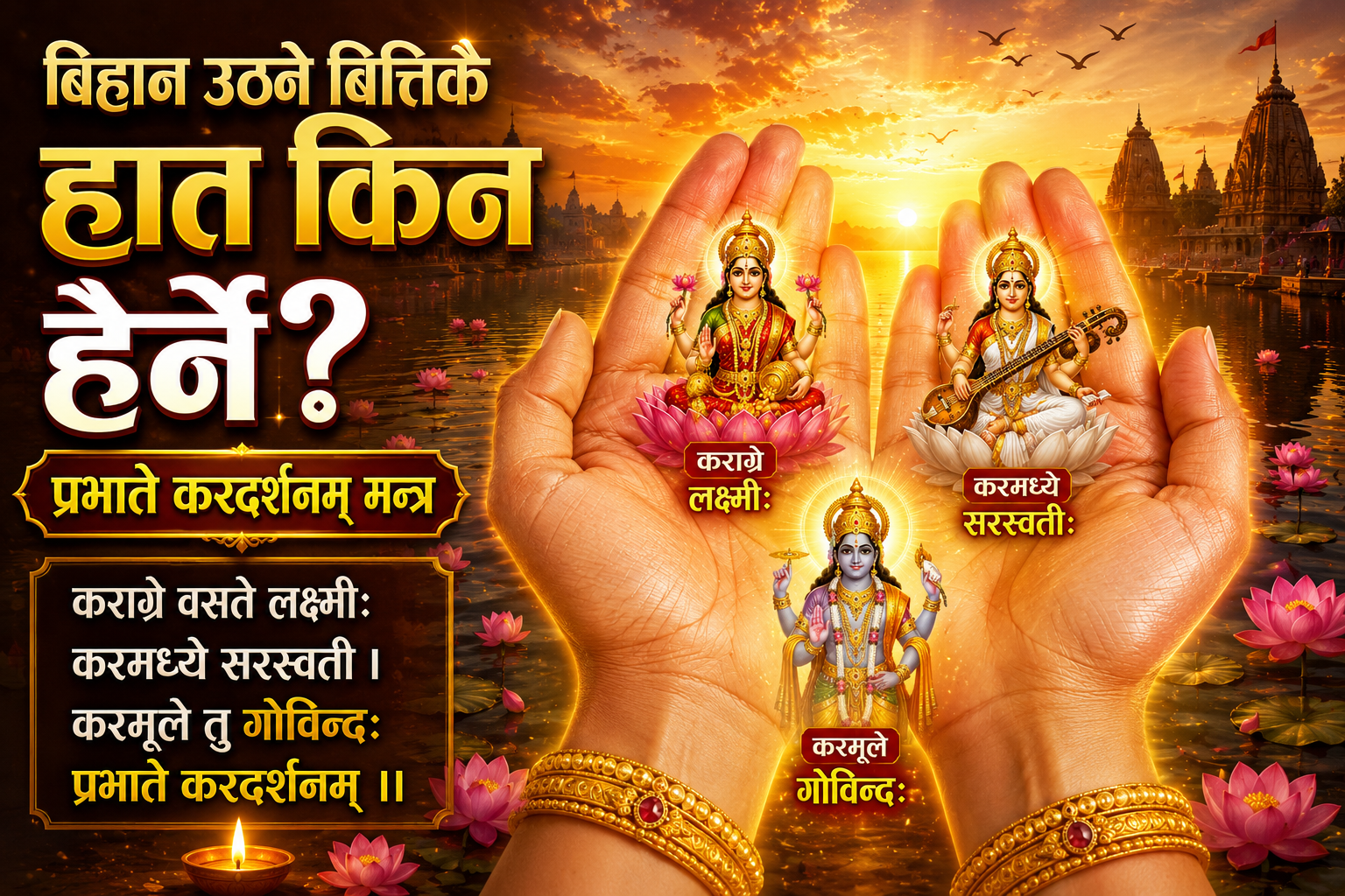बिहान उठेर हत्केला हेर्ने गर्नुभएको छ? यी हुन् तपाईंलाई थाहा नभएका फाइदाहरू