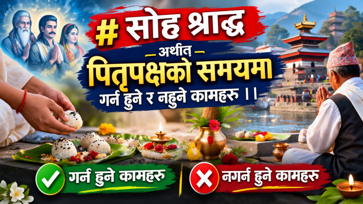 सोह्र श्राद्ध अर्थात् पितृपक्षको समयमा गर्न हुने र नहुने कामहरु ।।