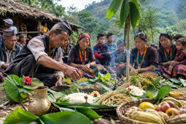 आज चेपाङ चोनाम पर्व : नयाँ अन्न, पितृ र प्रकृतिलाई अर्पण गरेर ग्रहण गर्ने परम्परा