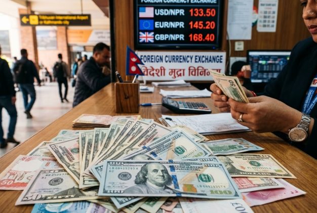 डलर ओरालो लाग्दा युरो उकालो, यस्तो छ आजको विनिमयदर