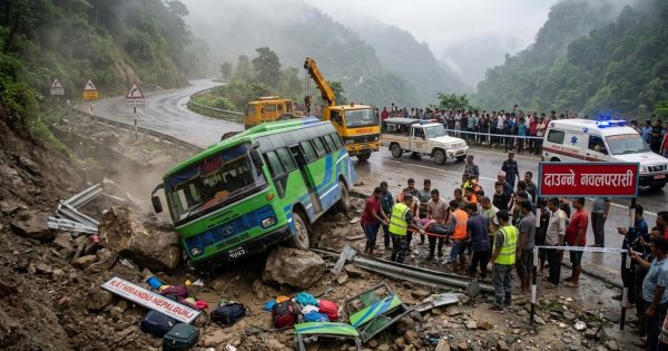 दाउन्ने बस दुर्घटनामा ६ जनाको मृत्यु, पाँच मृतकको पहिचान खुल्यो दाउन्ने बस दुर्घटनामा ६ जनाको मृत्यु, पाँच मृतकको पहिचान खुल्यो