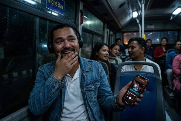 Night Bus मा आफ्नै गीत सुनेपछि फेरियो चक्र बमको जीवन