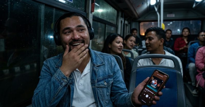 Night Bus मा आफ्नै गीत सुनेपछि फेरियो चक्र बमको जीवन