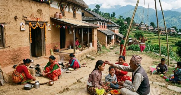 माटोले लिपिएका घर, मायाले भरिएका मन : कहाँ हरायो त्यो दसैँ?