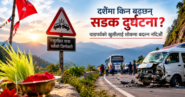 दशैँमा किन बढ्छन् सडक दुर्घटना? चाडपर्वको खुसीलाई शोकमा बदल्न नदिऔँ