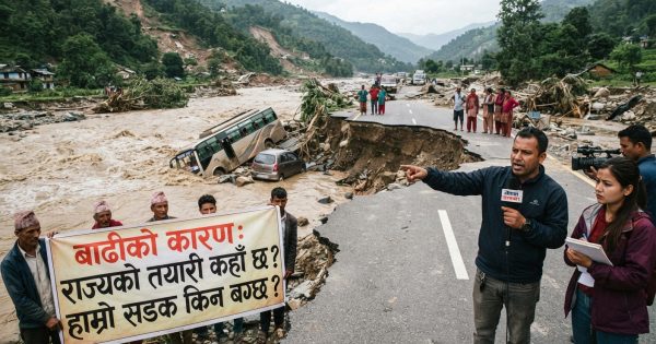 बाढीले बगाएको सडक र राज्यको तयारीमाथि प्रश्न ?