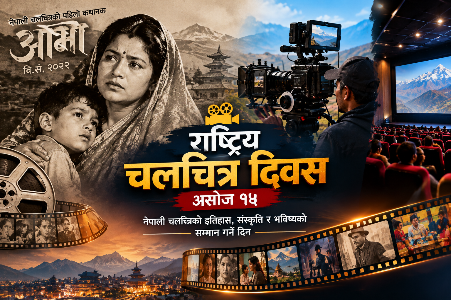 राष्ट्रिय चलचित्र दिवस : ‘आमा’देखि डिजिटल युगसम्म नेपाली सिनेमाको यात्रा