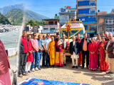 भोटेगण्डकीमा बाढीले क्षतिग्रस्त उत्तरगया धाम पुनःस्थापना गर्ने धर्मगुरुहरूको प्रतिबद्धता भोटेगण्डकीमा बाढीले क्षतिग्रस्त उत्तरगया धाम पुनःस्थापना गर्ने धर्मगुरुहरूको प्रतिबद्धता