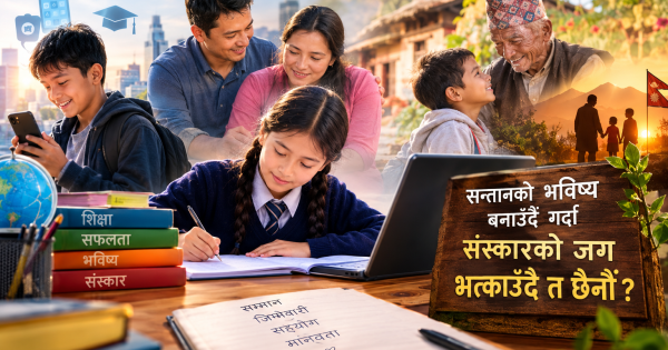 “सन्तानलाई सफल बनाउने होडमा, असल मान्छे बनाउन त बिर्सेनौँ?”