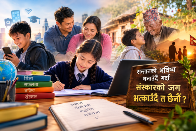 “सन्तानलाई सफल बनाउने होडमा, असल मान्छे बनाउन त बिर्सेनौँ?”