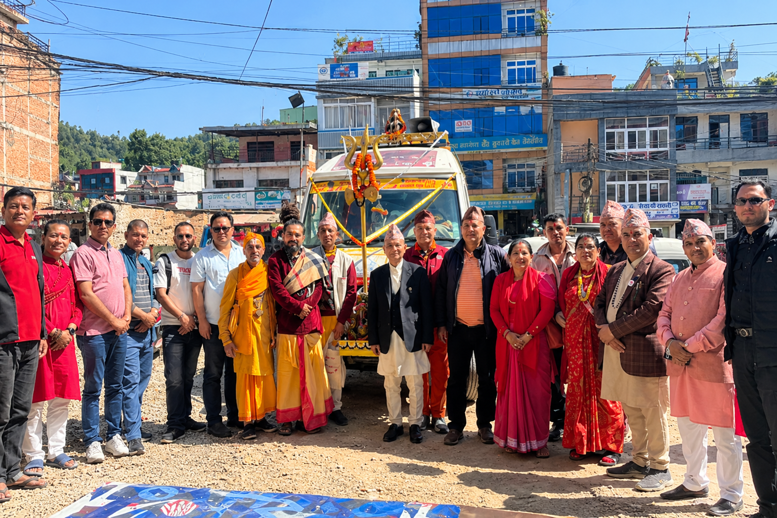 शिव–शक्ति आराधनाबाट परिवार, समाज र राष्ट्रको समृद्धिको सङ्कल्पसहित वेत्रावती शान्तियात्रा